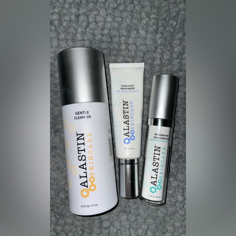 Allastin Skincare Regimen- 1/2 full. $450 total new.